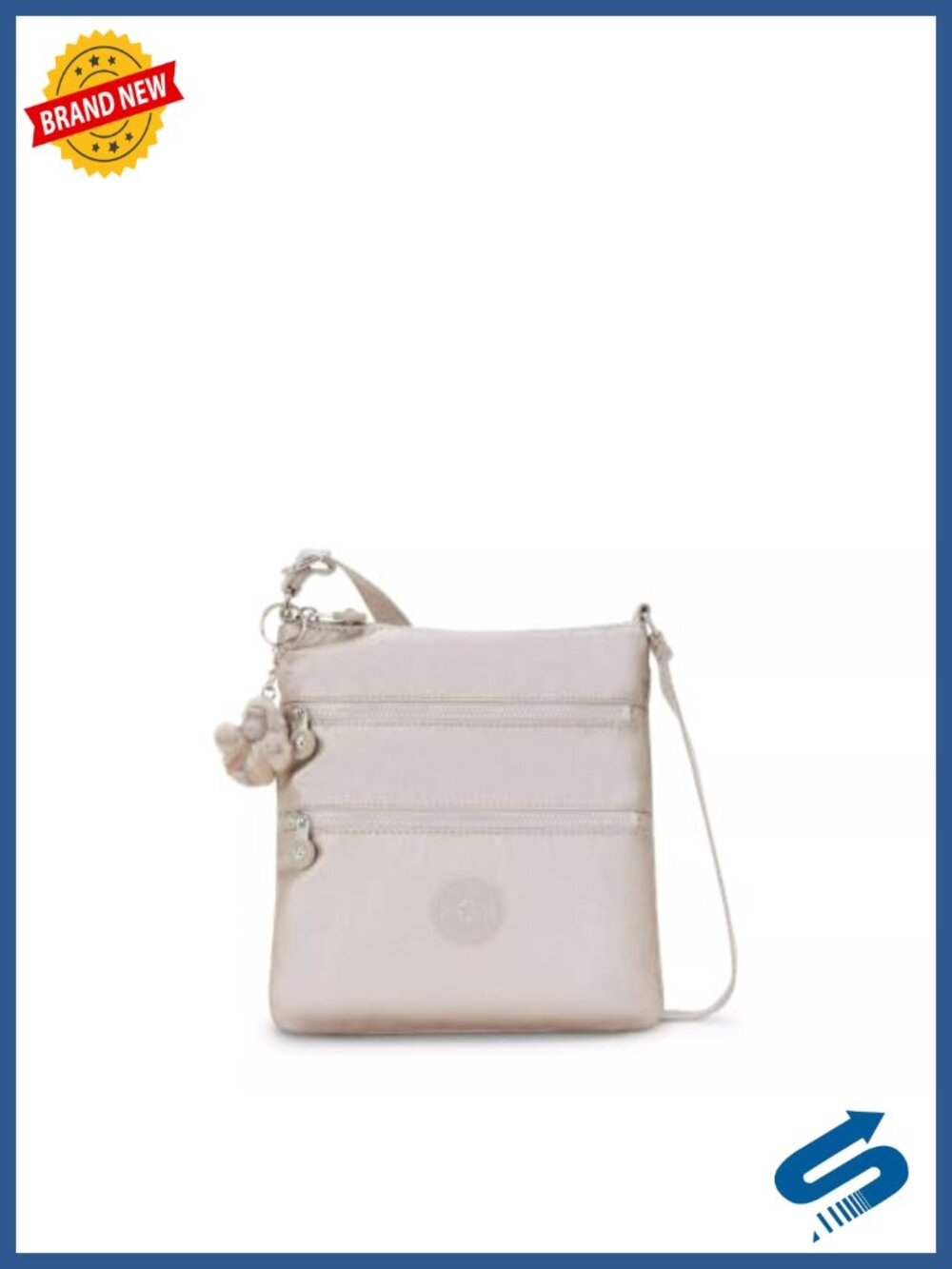 Petite Adjustable Crossbody Sling Bag Water Resistant Nylon